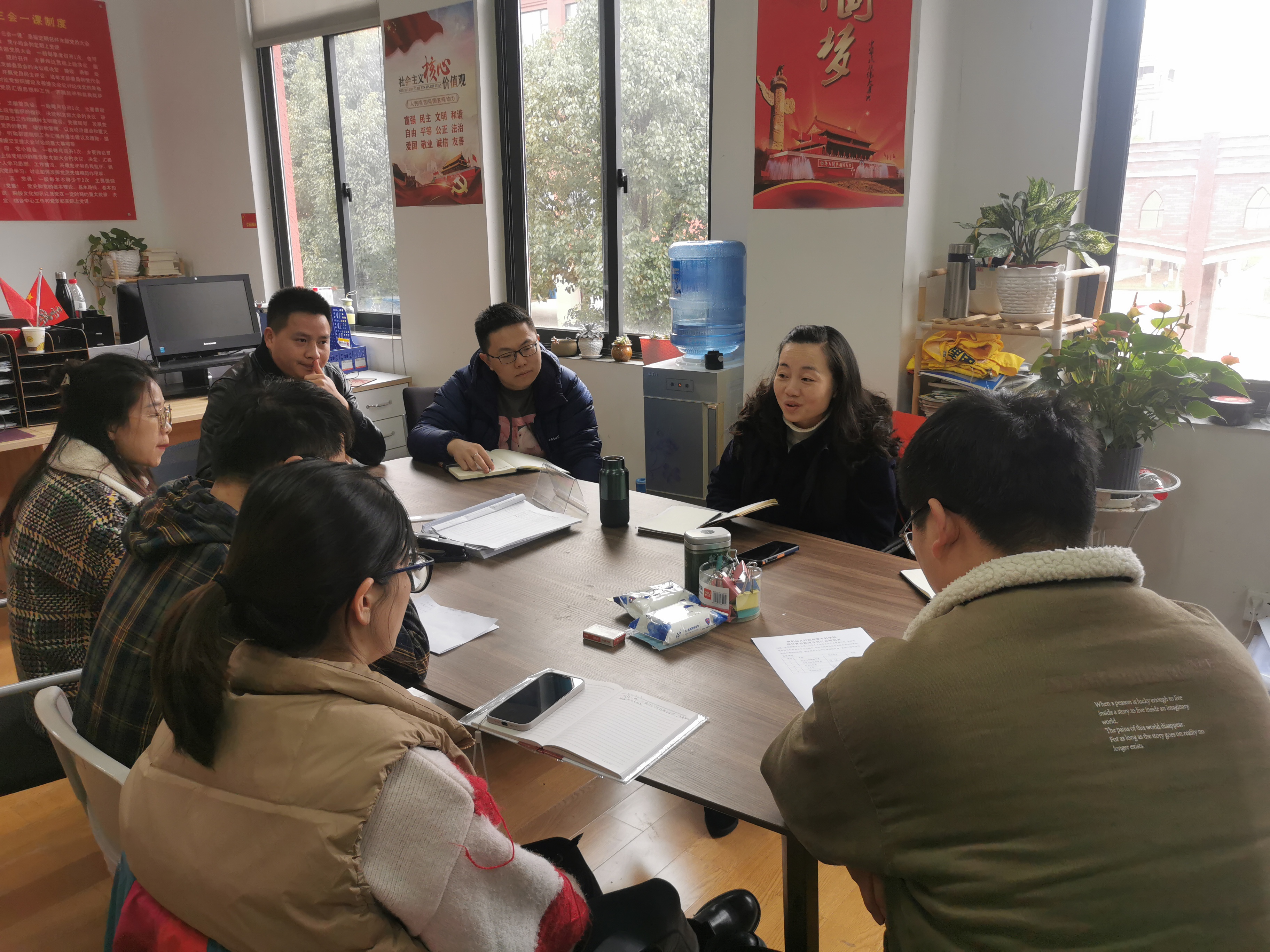 各系部项目课程负责教师现场研讨